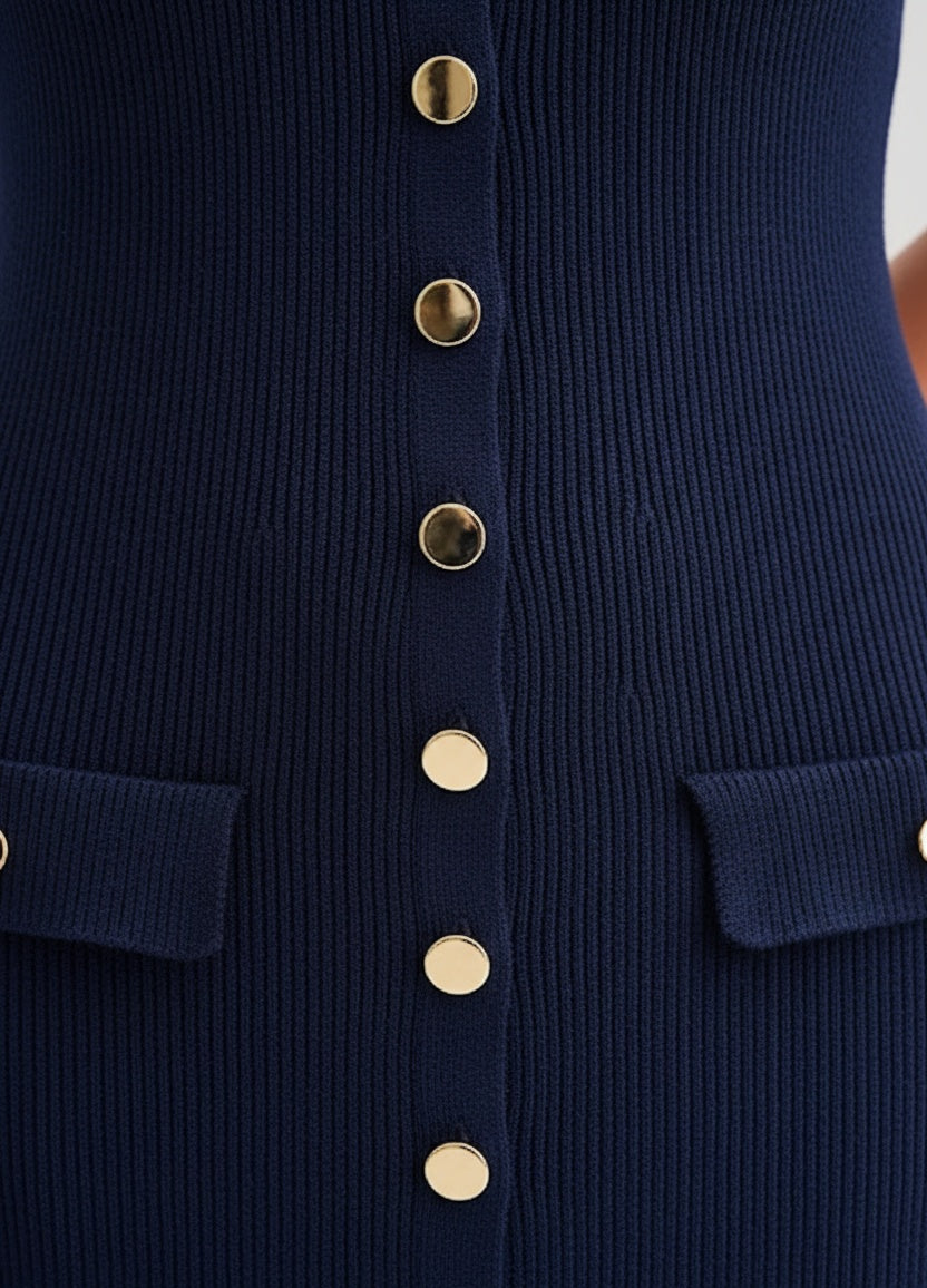 Midi Dress Navy