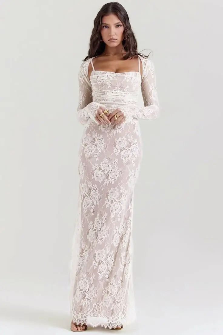 CALLISTA LACED MAXI DRESS