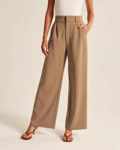 VICTORIA WIDE-LEG TROUSERS