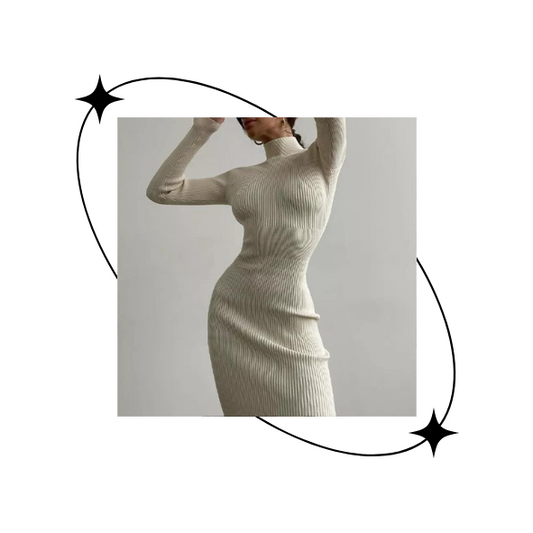 CELESTE KNITTED MIDI DRESS