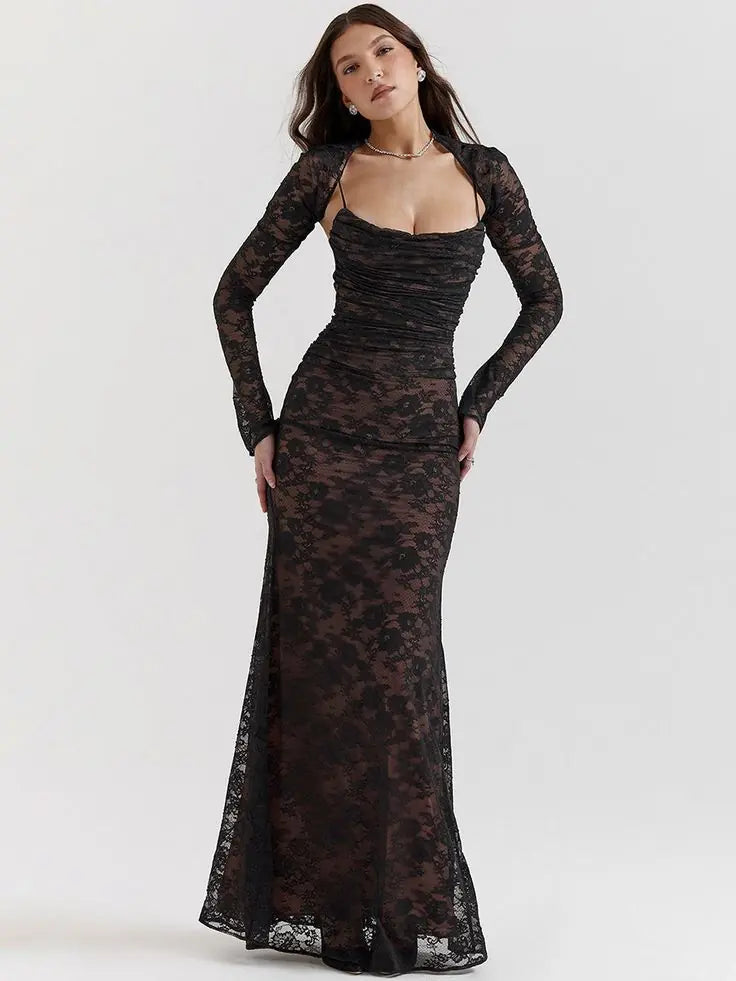 CALLISTA LACED MAXI DRESS