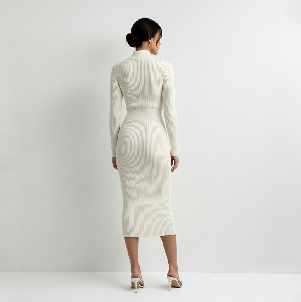 CELESTE KNITTED MIDI DRESS