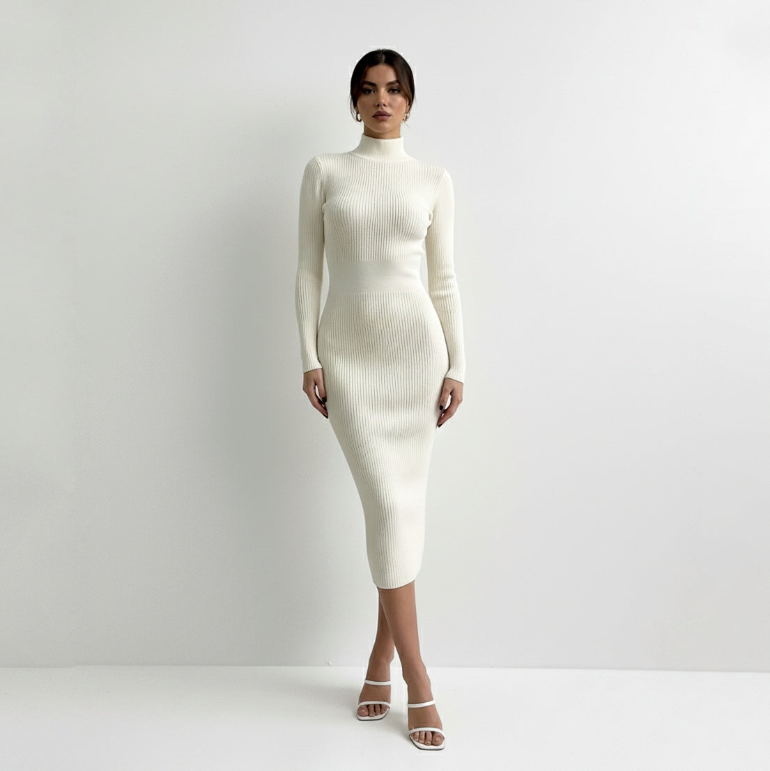 CELESTE KNITTED MIDI DRESS