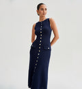 Midi Dress Navy