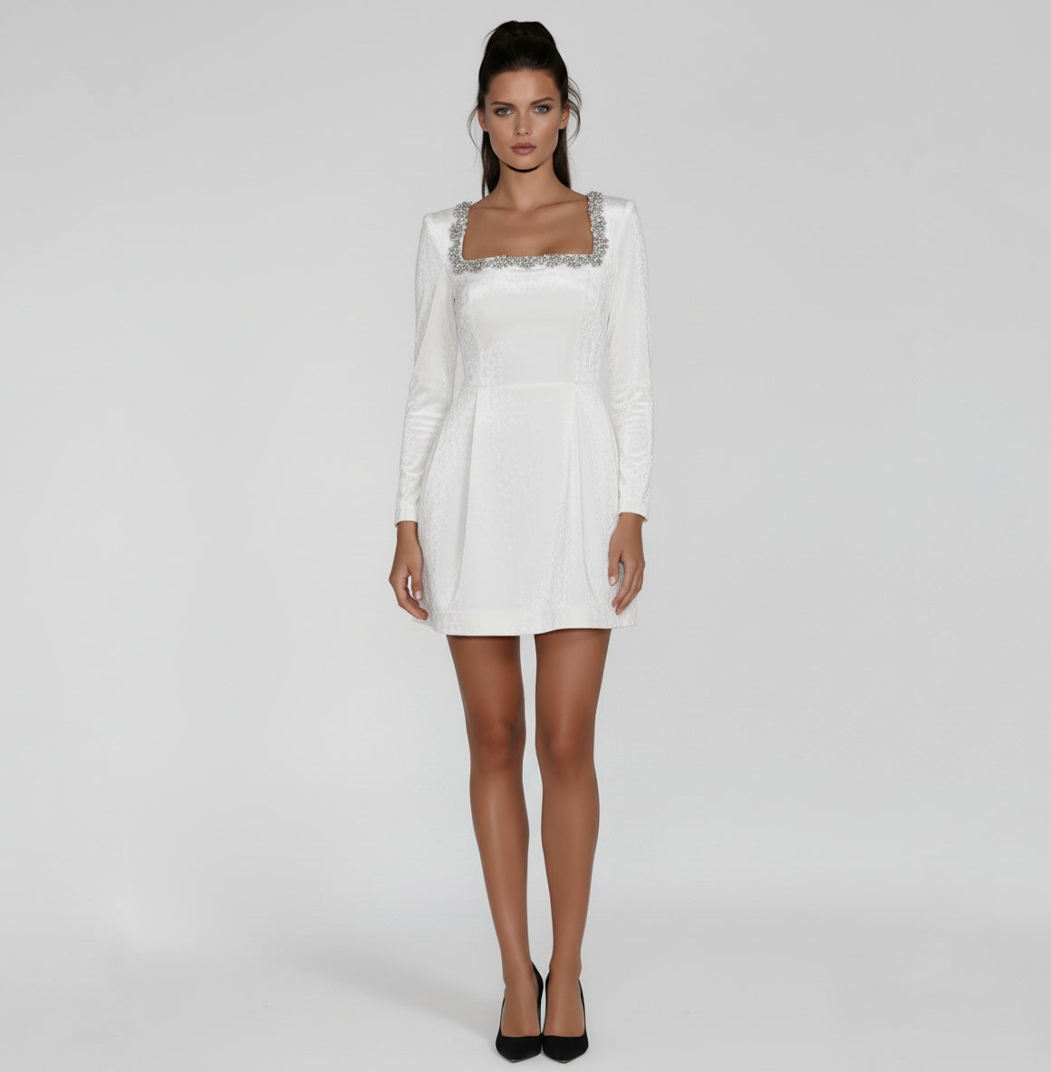 VERA VELVET MINI DRESS