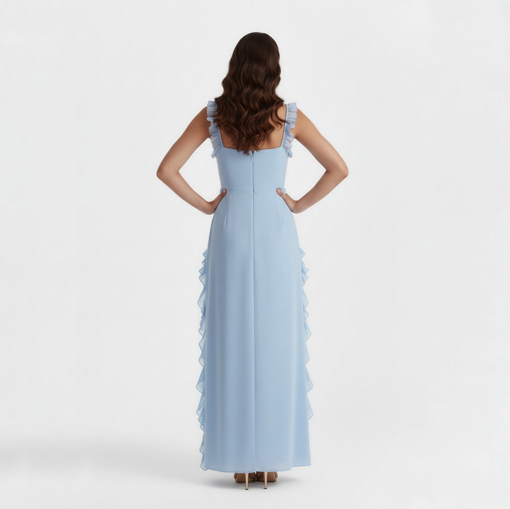 CLEMENTINE FLORAL LACE MAXI DRESS