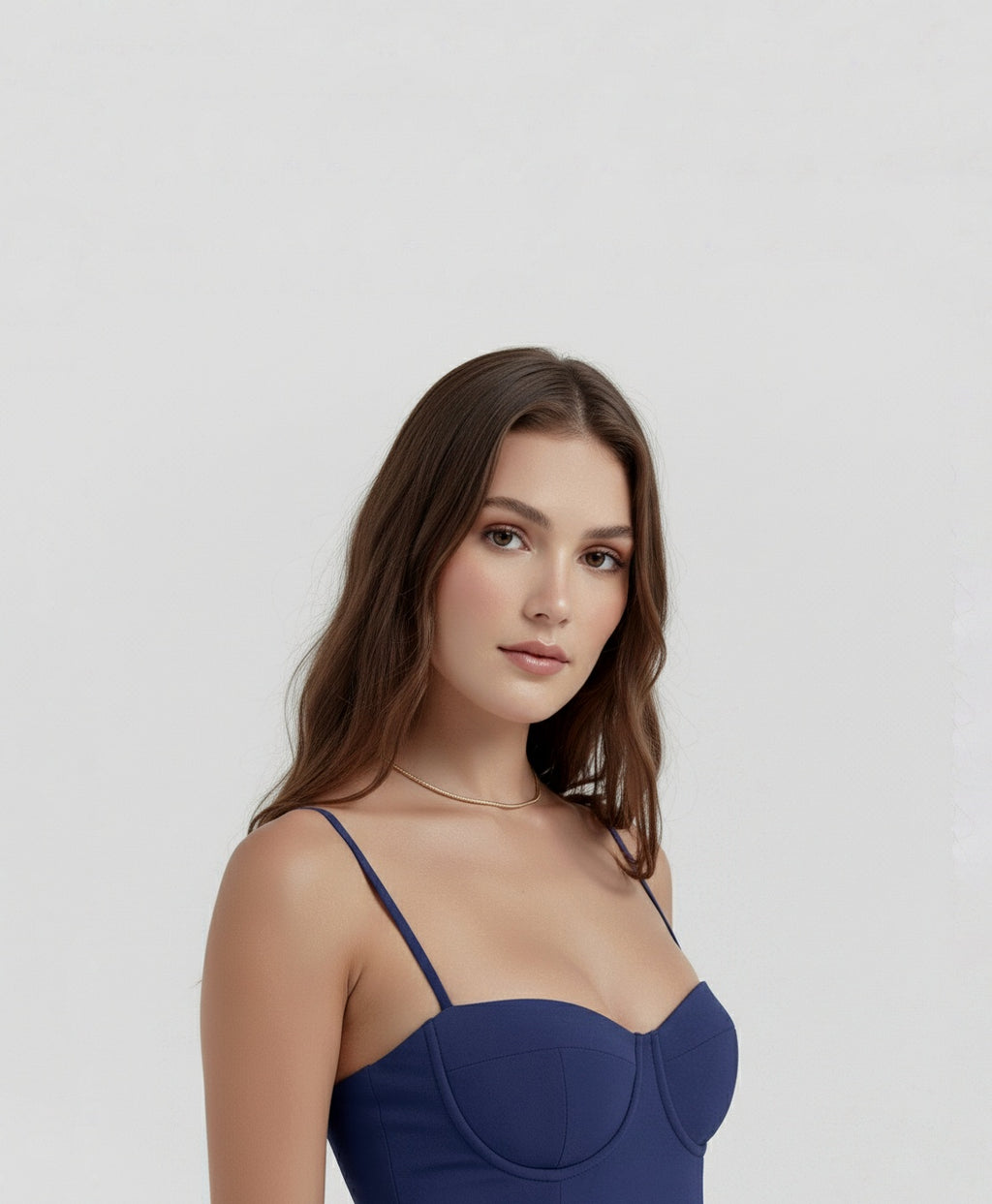 OPHELIA BLUE MIDI DRESS