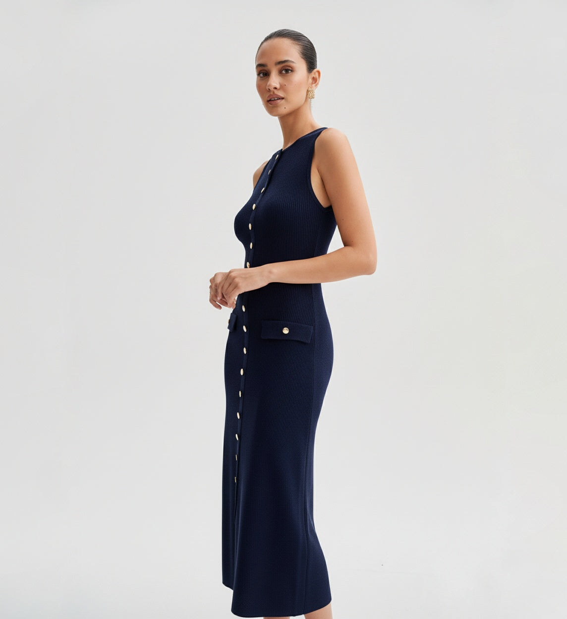 Midi Dress Navy