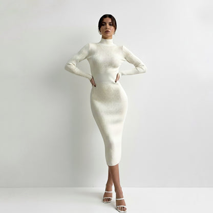 CELESTE KNITTED MIDI DRESS