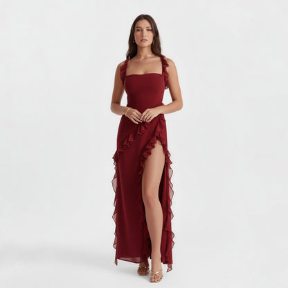 CLEMENTINE FLORAL LACE MAXI DRESS