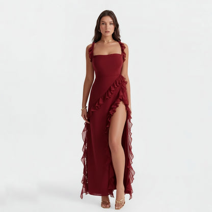 CLEMENTINE FLORAL LACE MAXI DRESS