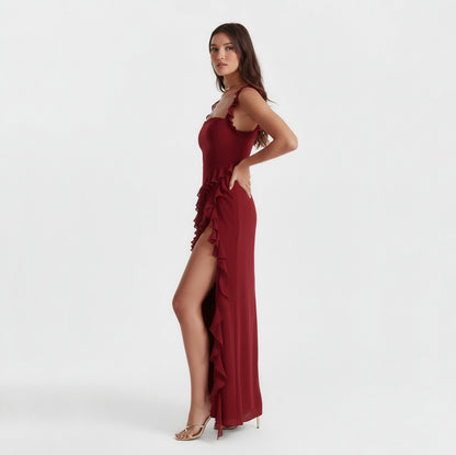 CLEMENTINE FLORAL LACE MAXI DRESS