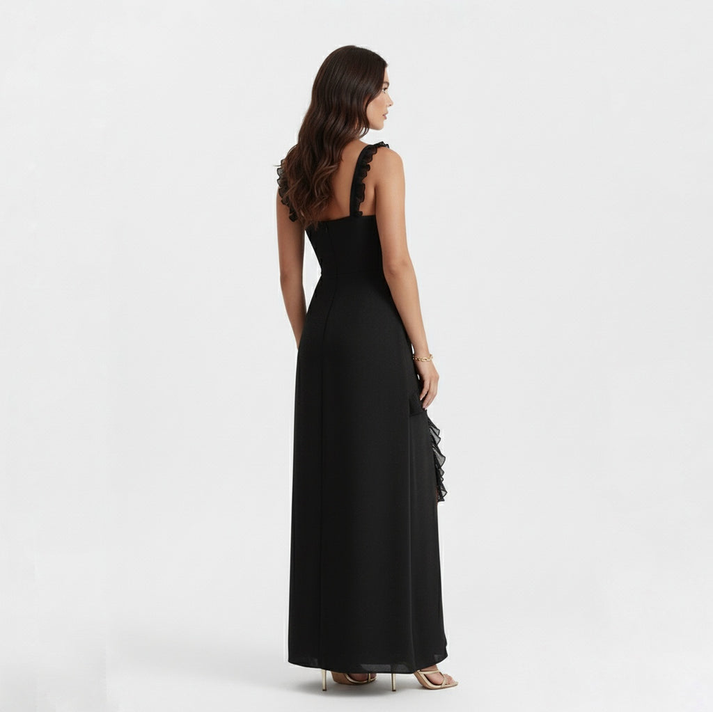 CLEMENTINE FLORAL LACE MAXI DRESS