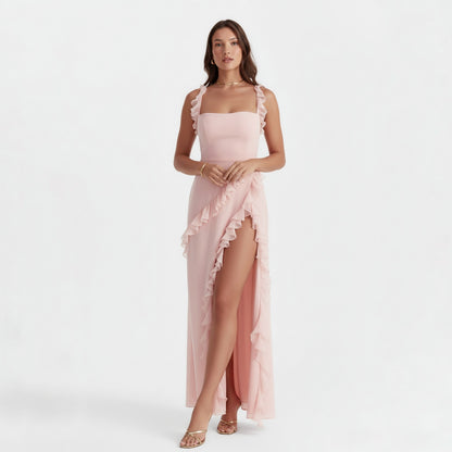 CLEMENTINE FLORAL LACE MAXI DRESS
