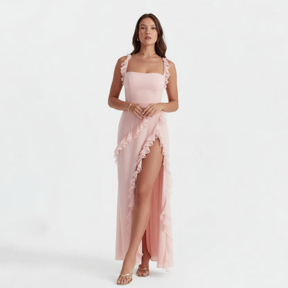 CLEMENTINE FLORAL LACE MAXI DRESS