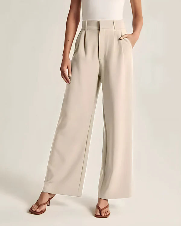 VICTORIA WIDE-LEG TROUSERS