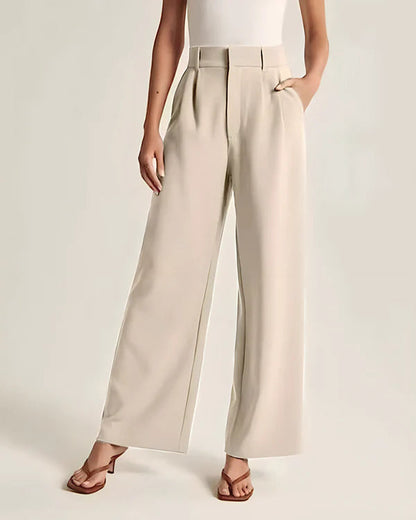 VICTORIA WIDE-LEG TROUSERS